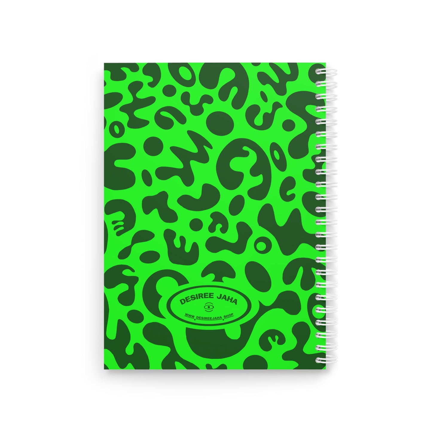 PURE IMAGINATION SPIRAL NOTEBOOK (WIDE RULED) - Green Eyes