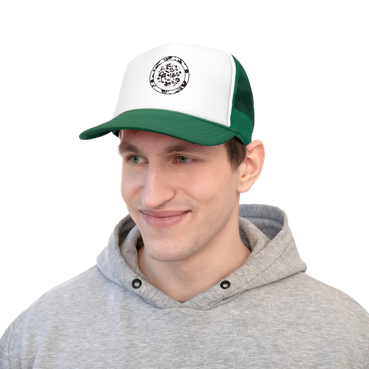 ADORN'D TRUCKER CAP - Starlight White