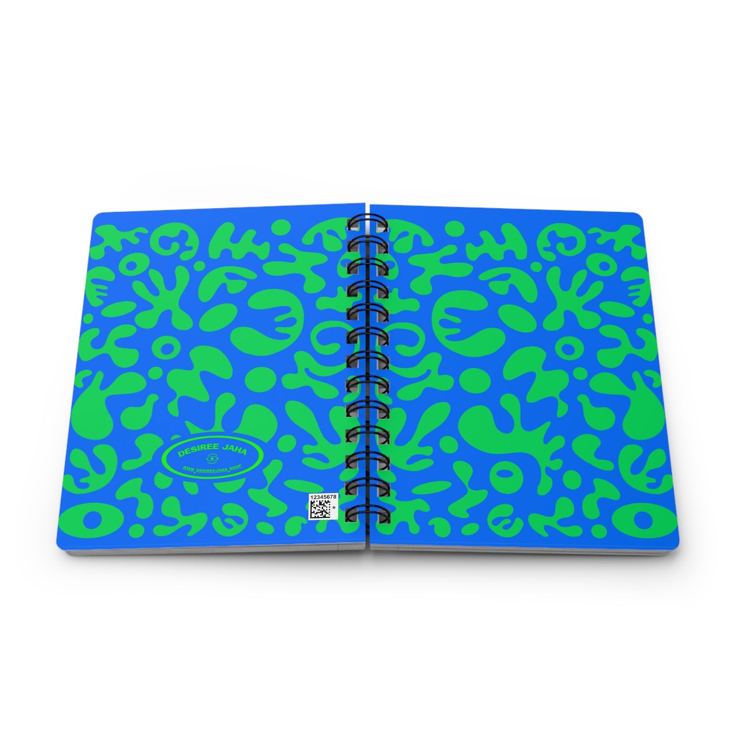 PURE IMAGINATION SPIRAL BOUND JOURNAL (RULED LINE) - Blue & Green