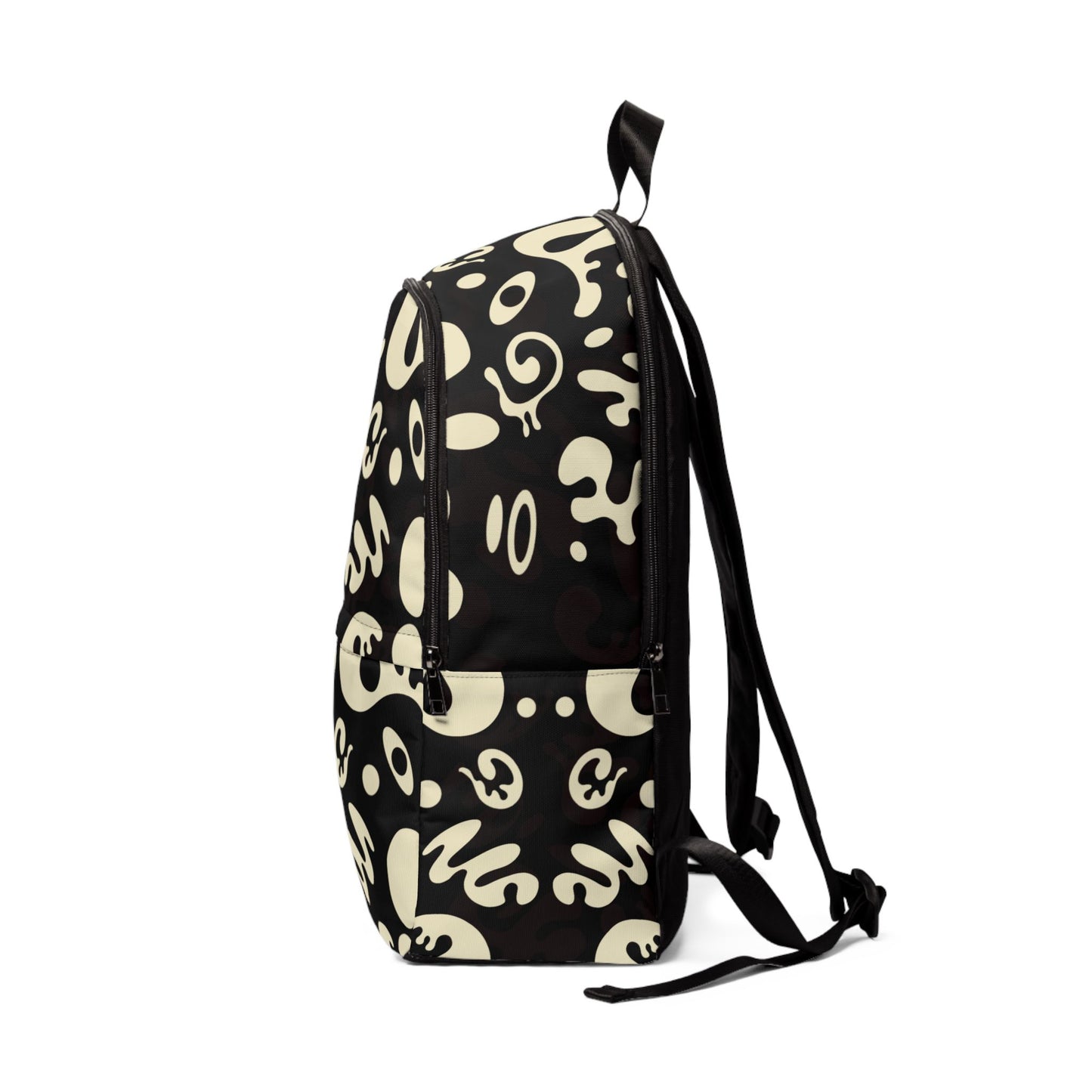 BRIGHT FUTURE UNISEX FABRIC BACKPACK - Smoke Black