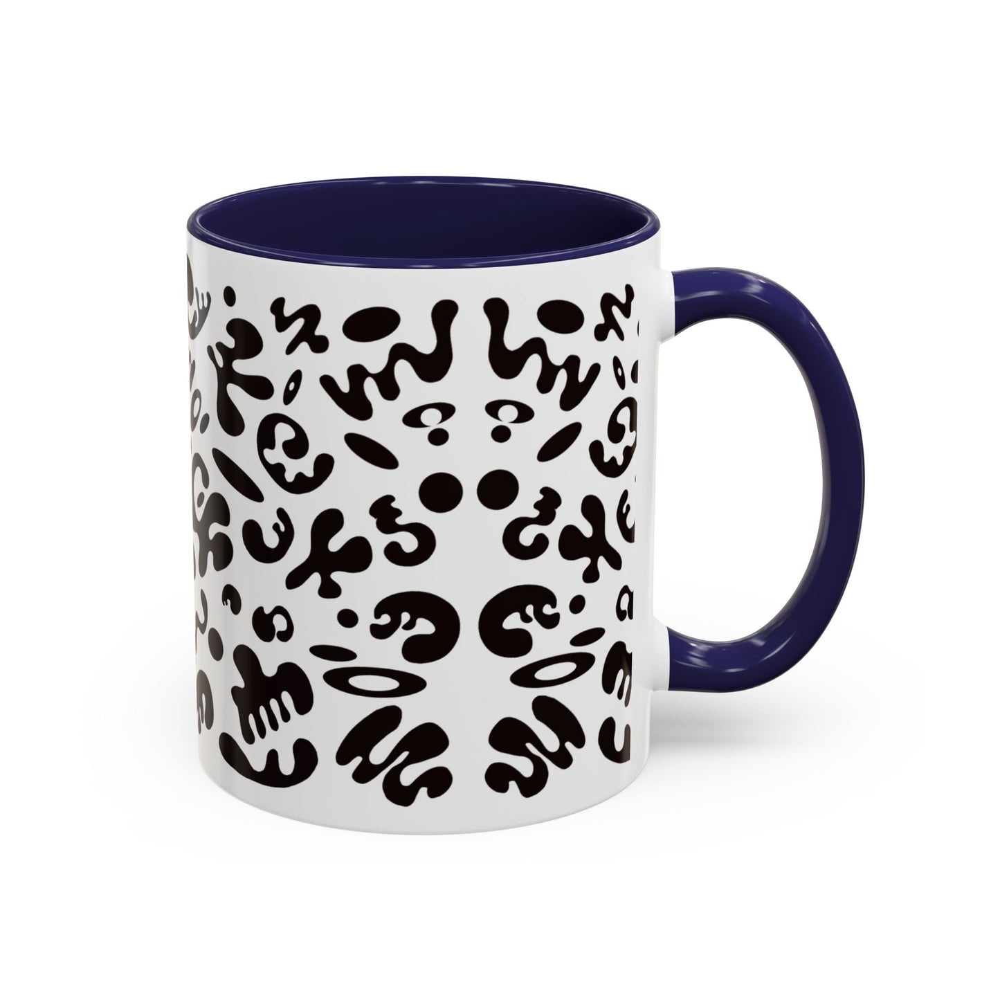 NOURISH'D COLOR ACCENT CERAMIC MUG