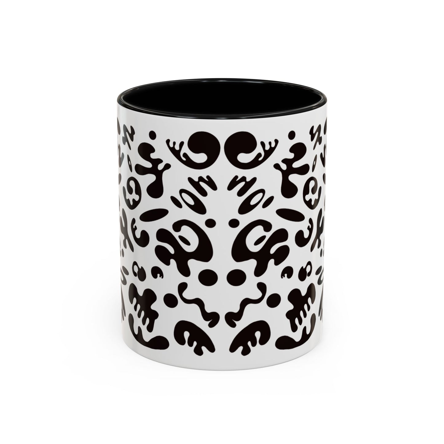 NOURISH'D COLOR ACCENT CERAMIC MUG