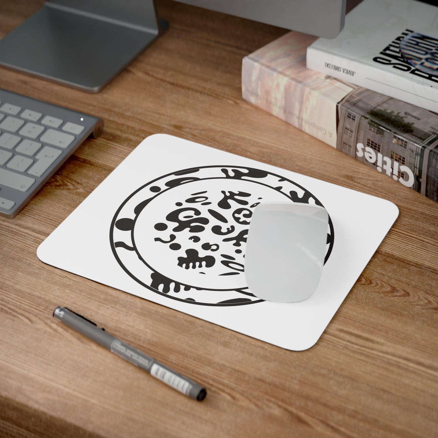 ADORN'D DESK MOUSE PAD - Starlight White