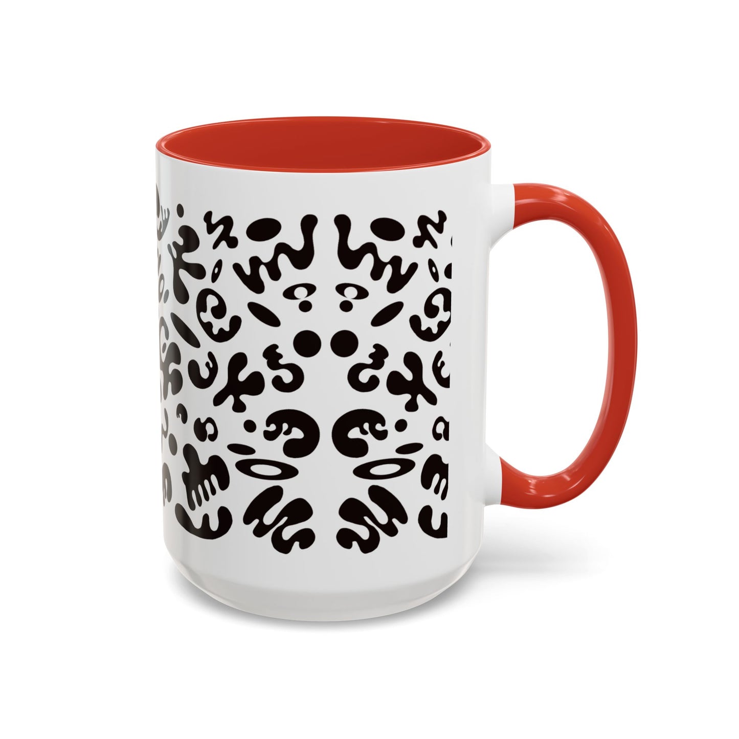 NOURISH'D COLOR ACCENT CERAMIC MUG