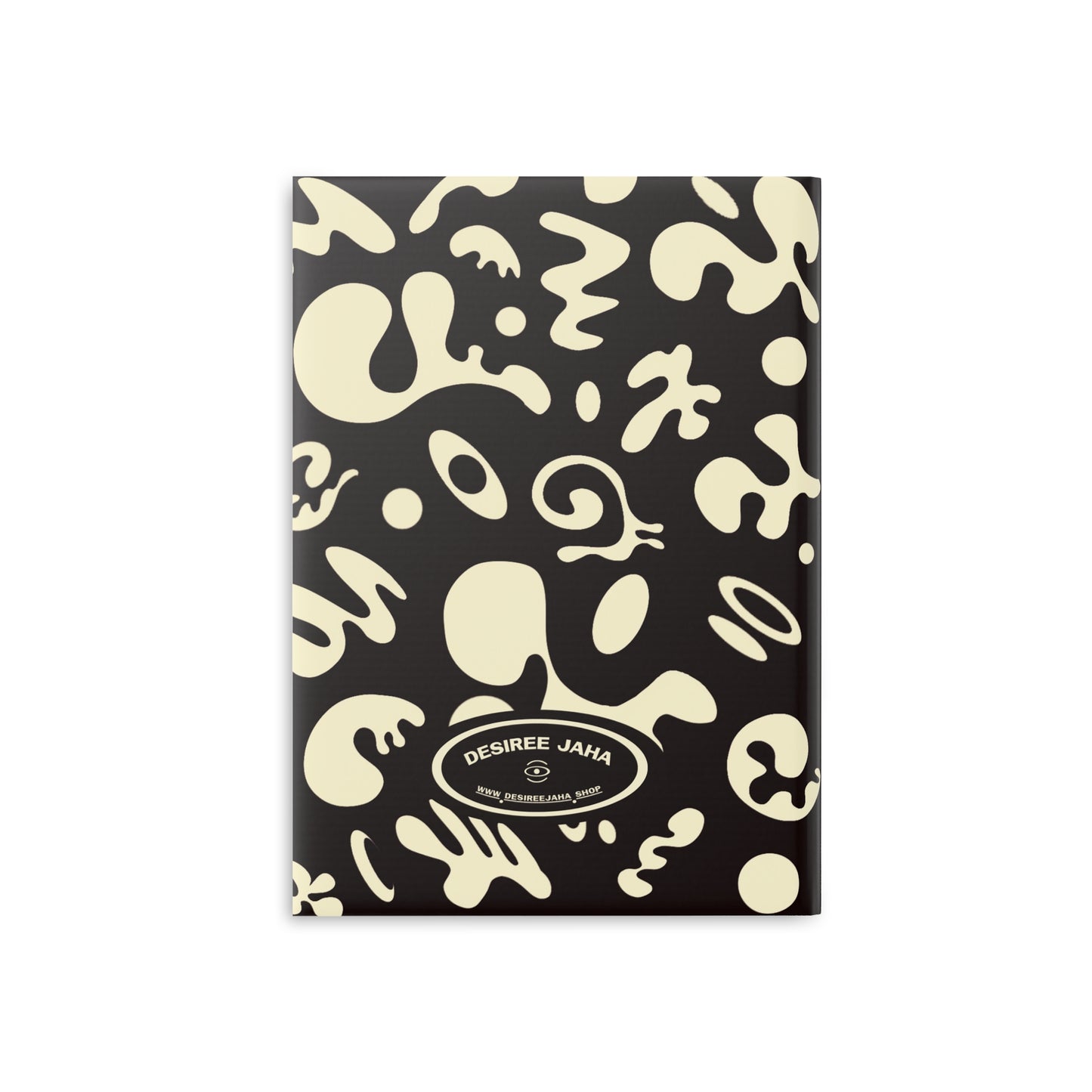 PURE IMAGINATION HARDCOVER NOTEBOOK w PUFFY COVERS - Smoke Black