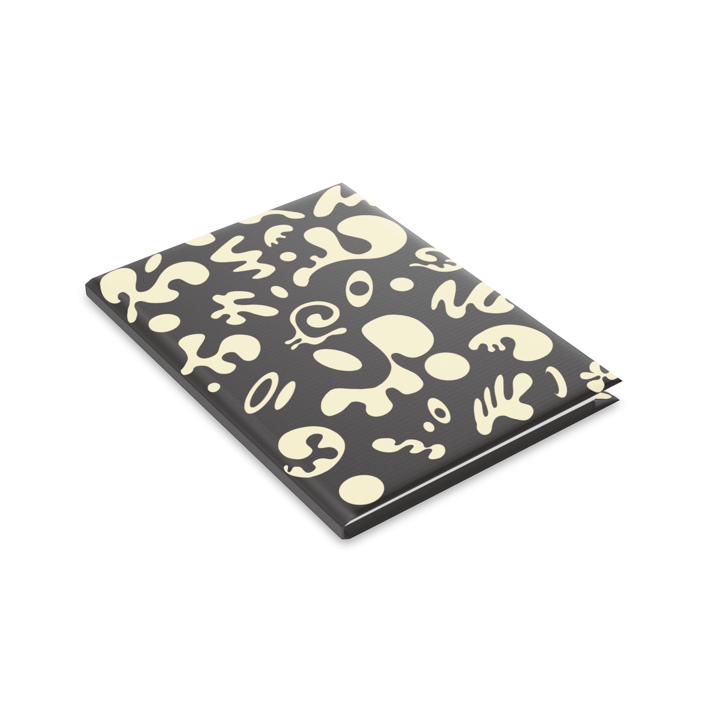 PURE IMAGINATION HARDCOVER NOTEBOOK w PUFFY COVERS - Smoke Black