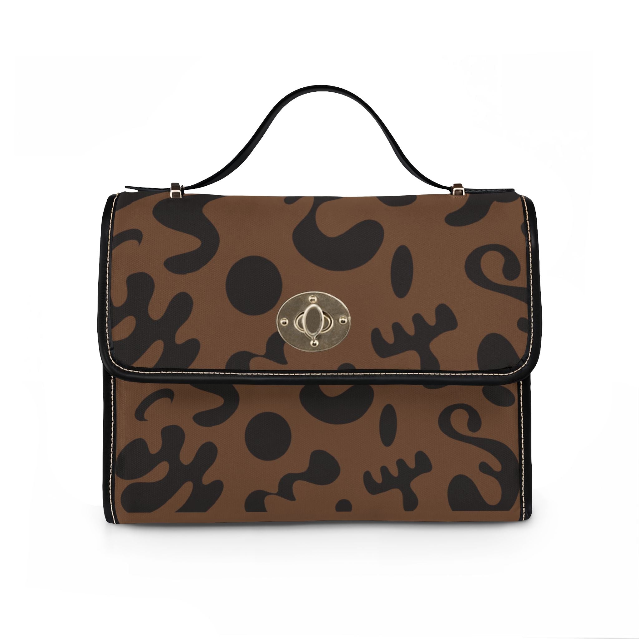 Pure Imagination Waterproof Canvas Handbag — Piano Wood