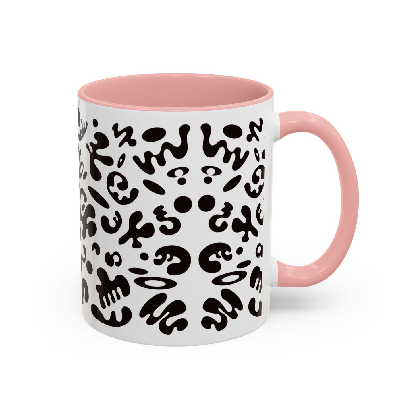 NOURISH'D COLOR ACCENT CERAMIC MUG