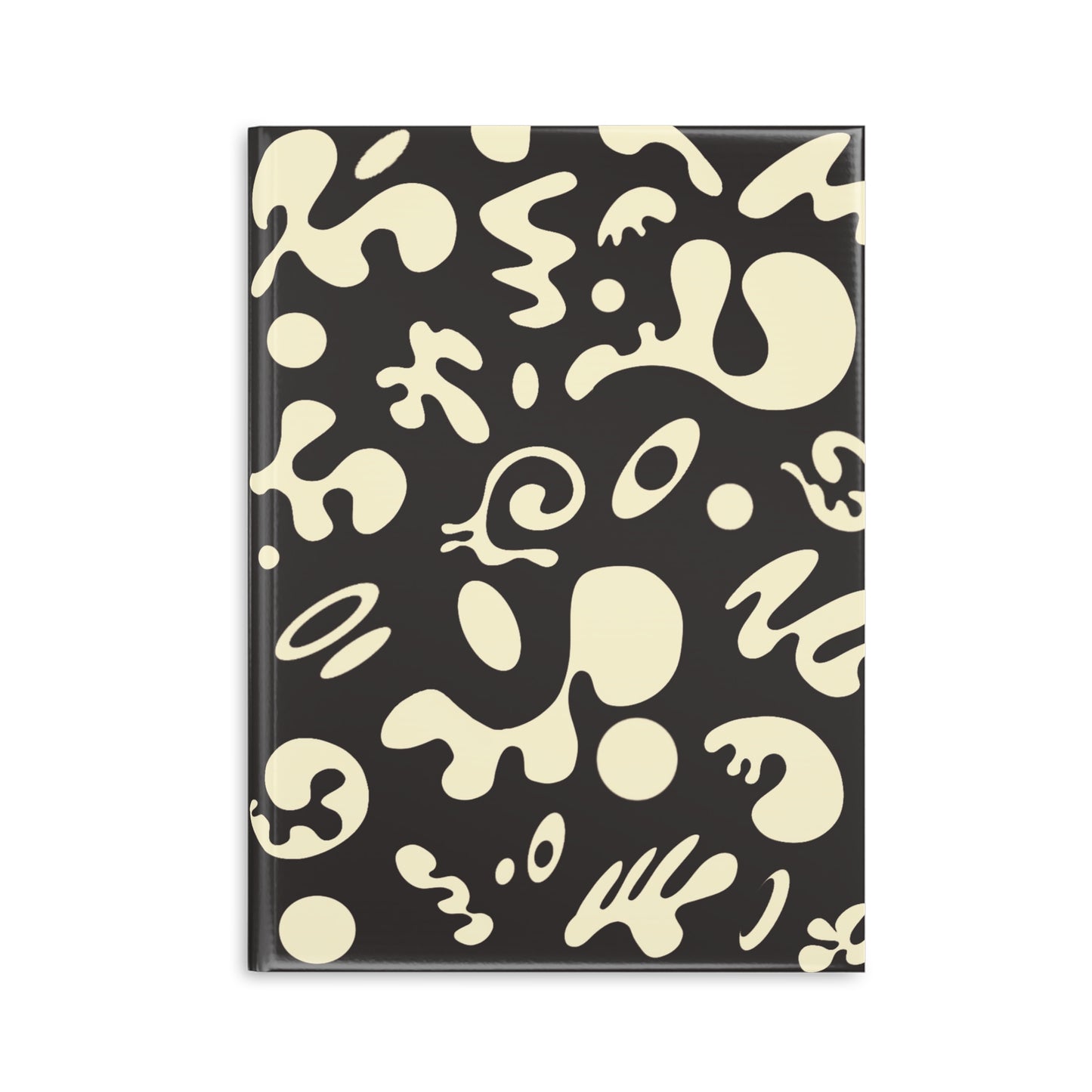 PURE IMAGINATION HARDCOVER NOTEBOOK w PUFFY COVERS - Smoke Black