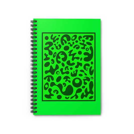 DEEP DREAM SPIRAL NOTEBOOK (RULED LINE) - Green Eyes