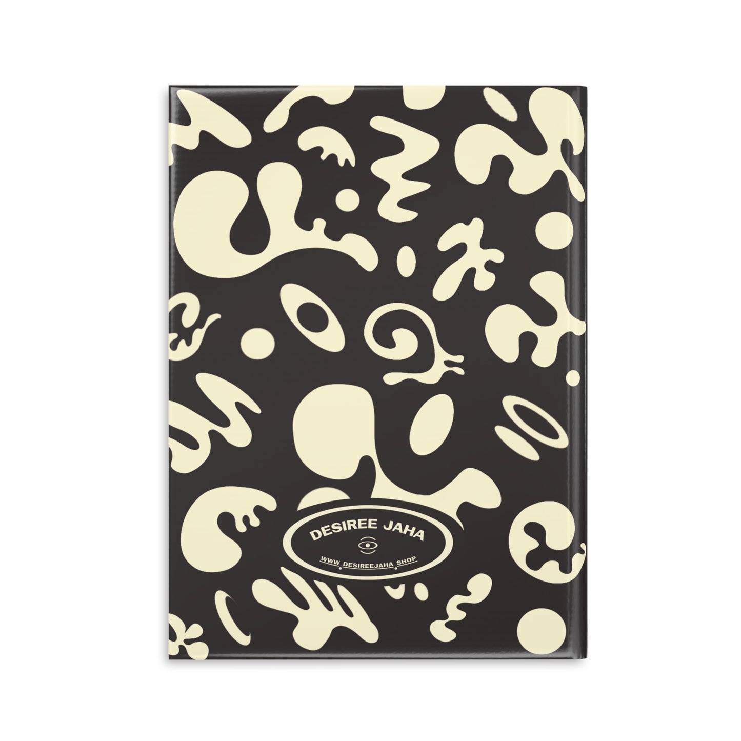 PURE IMAGINATION HARDCOVER NOTEBOOK w PUFFY COVERS - Smoke Black