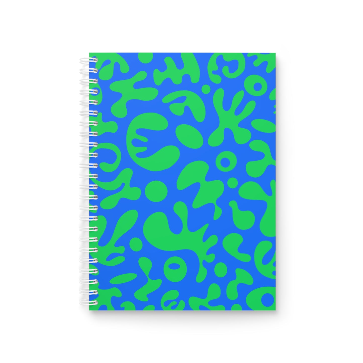 PURE IMAGINATION SPIRAL NOTEBOOK (WIDE RULED) - Blue & Green