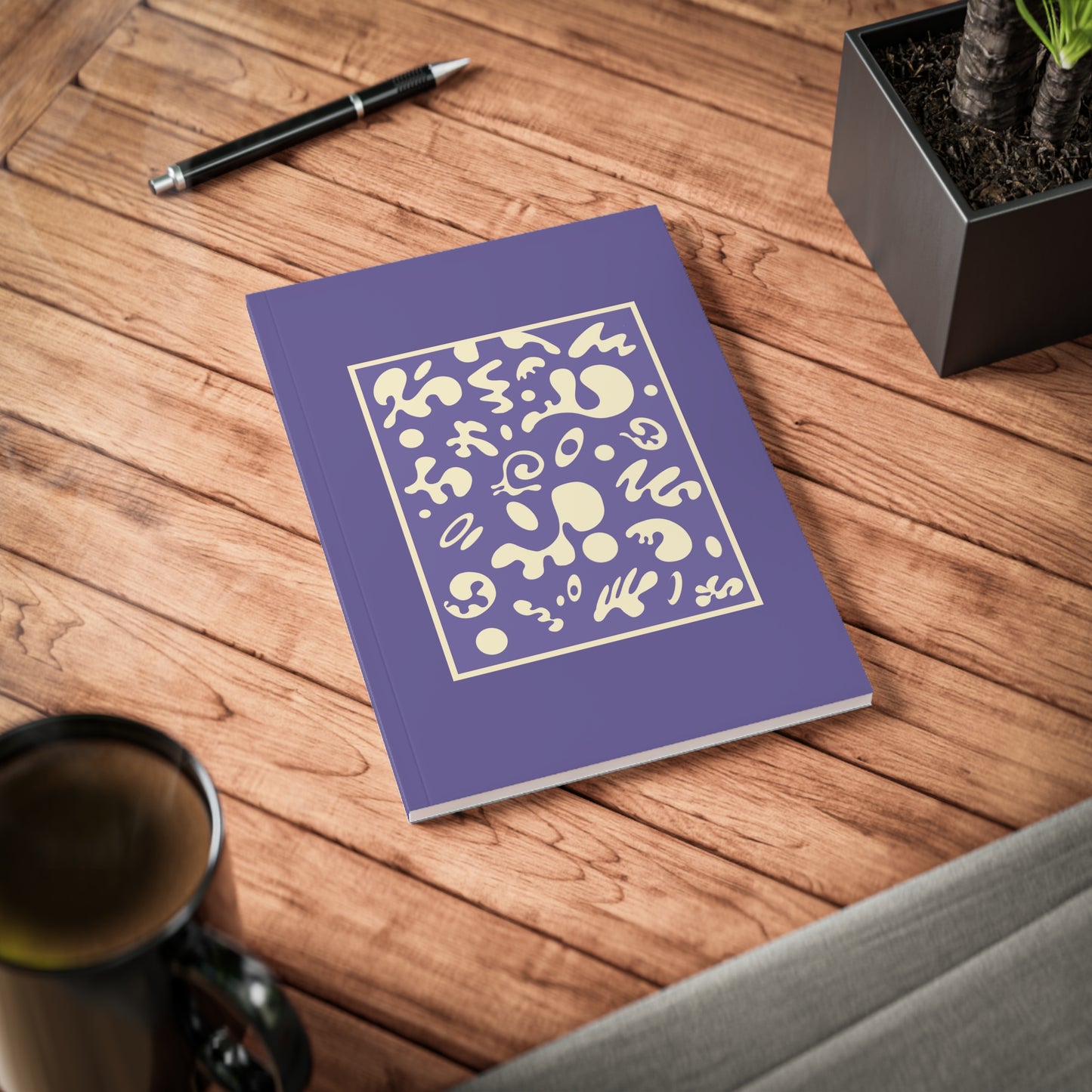 DEEP DREAM SOFTCOVER A5 NOTEBOOK - Purple Rain