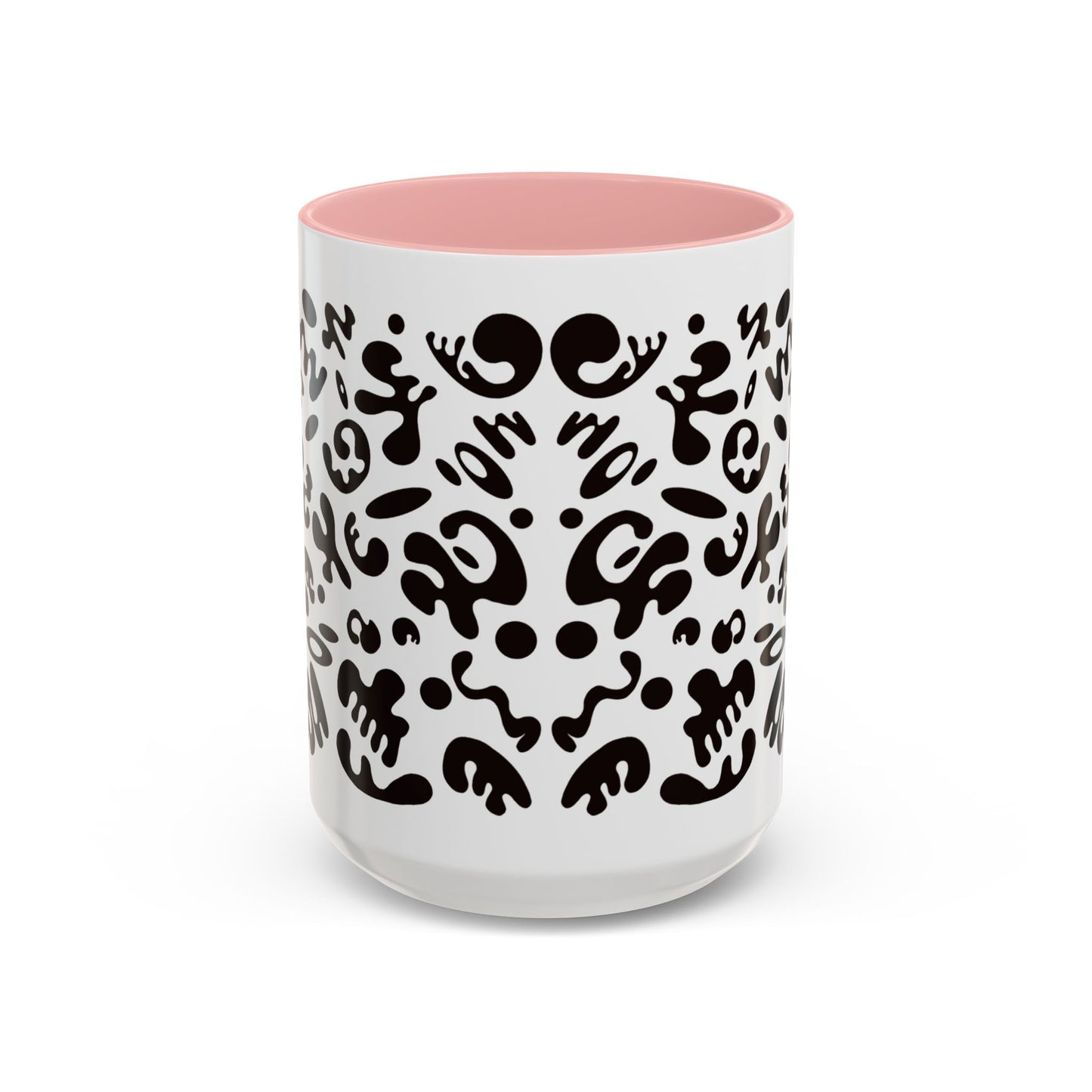 NOURISH'D COLOR ACCENT CERAMIC MUG