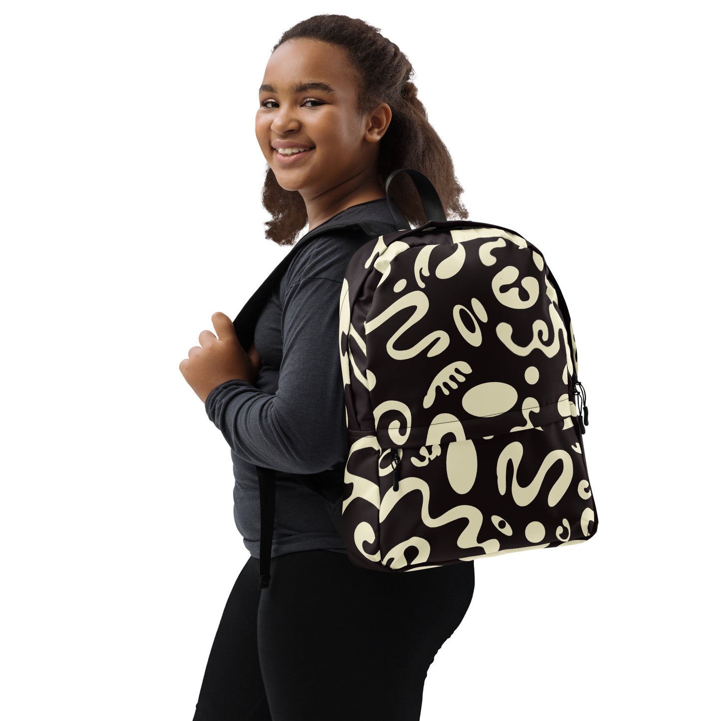 PURE IMAGINATION ALL OVER PRINT BACKPACK - Smoke Black