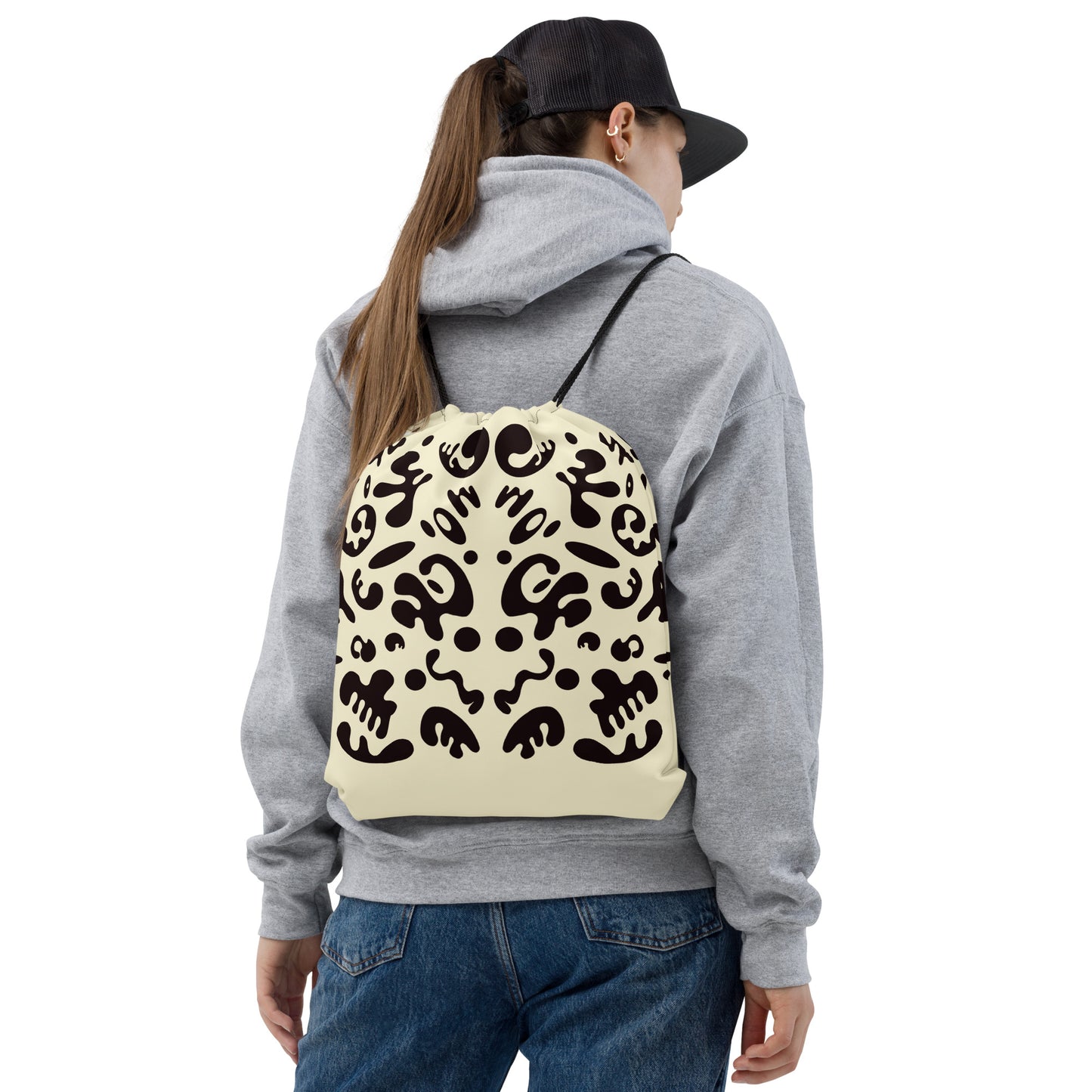 BRIGHT FUTURE DRAWSTRING BAG - Warm White