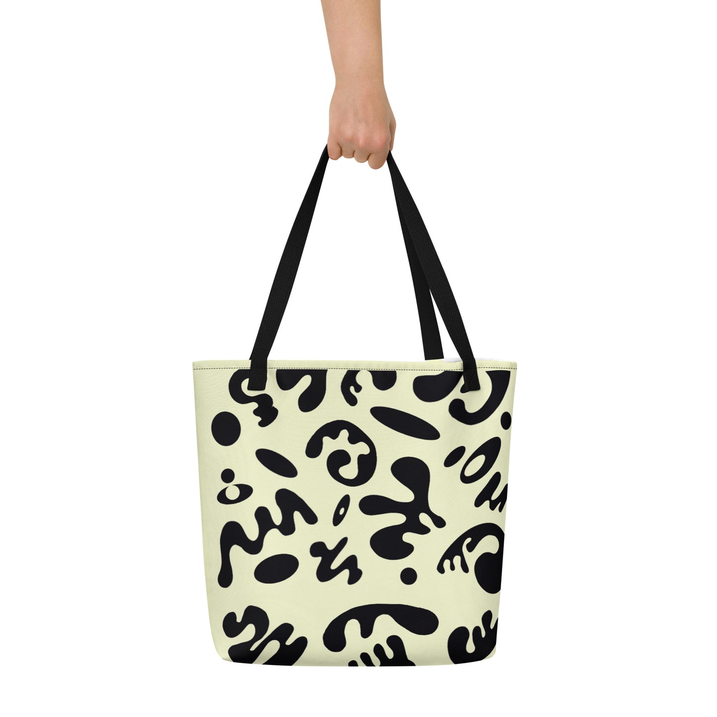 PURE IMAGINATION LARGE ALL OVER PRINT TOTE BAG - Warm White