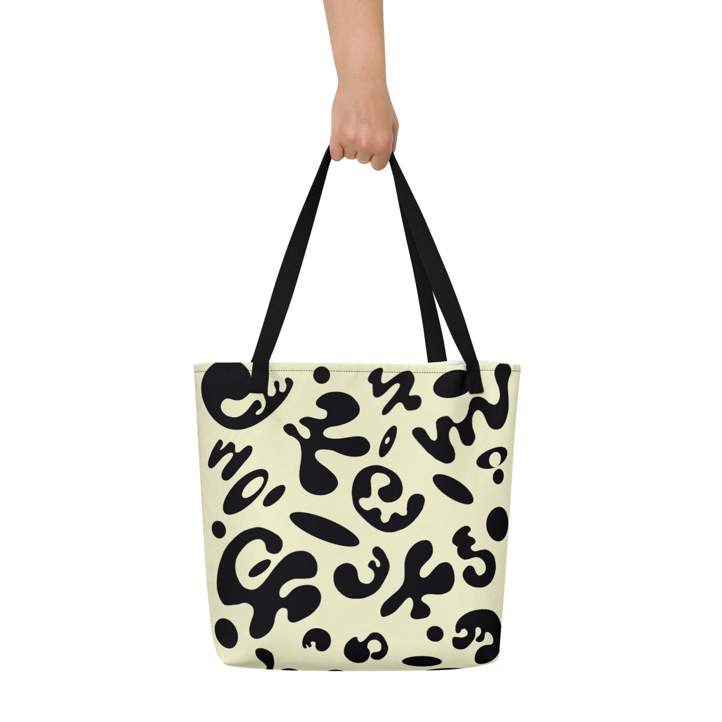 PURE IMAGINATION LARGE ALL OVER PRINT TOTE BAG - Warm White