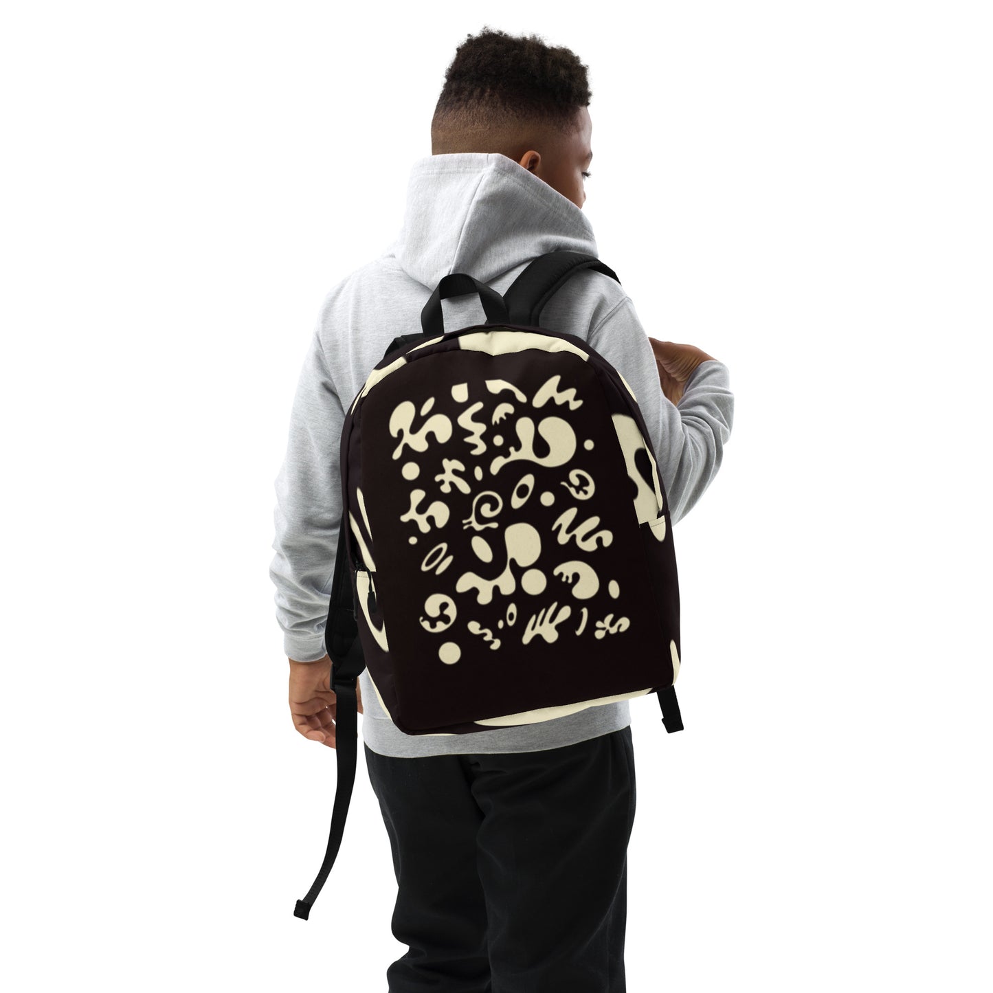 BRIGHT FUTURE MINIMALIST BACKPACK - Smoke Black