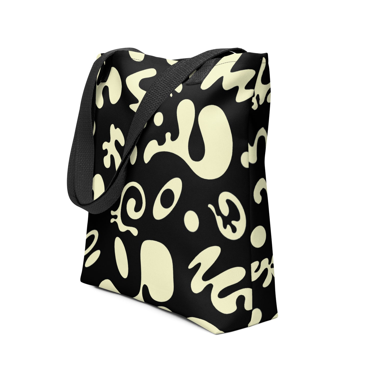 PURE IMAGINATION ALL OVER PRINT TOTE BAG - Smoke Black