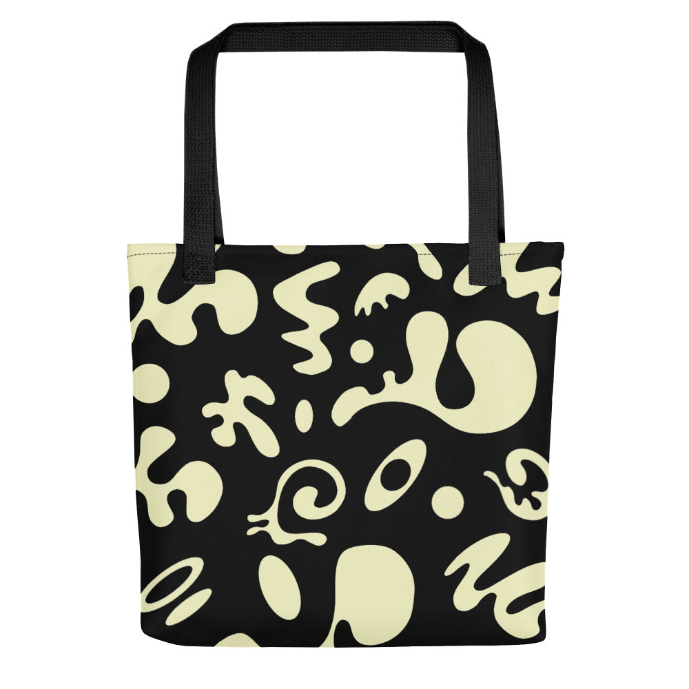 PURE IMAGINATION ALL OVER PRINT TOTE BAG - Smoke Black