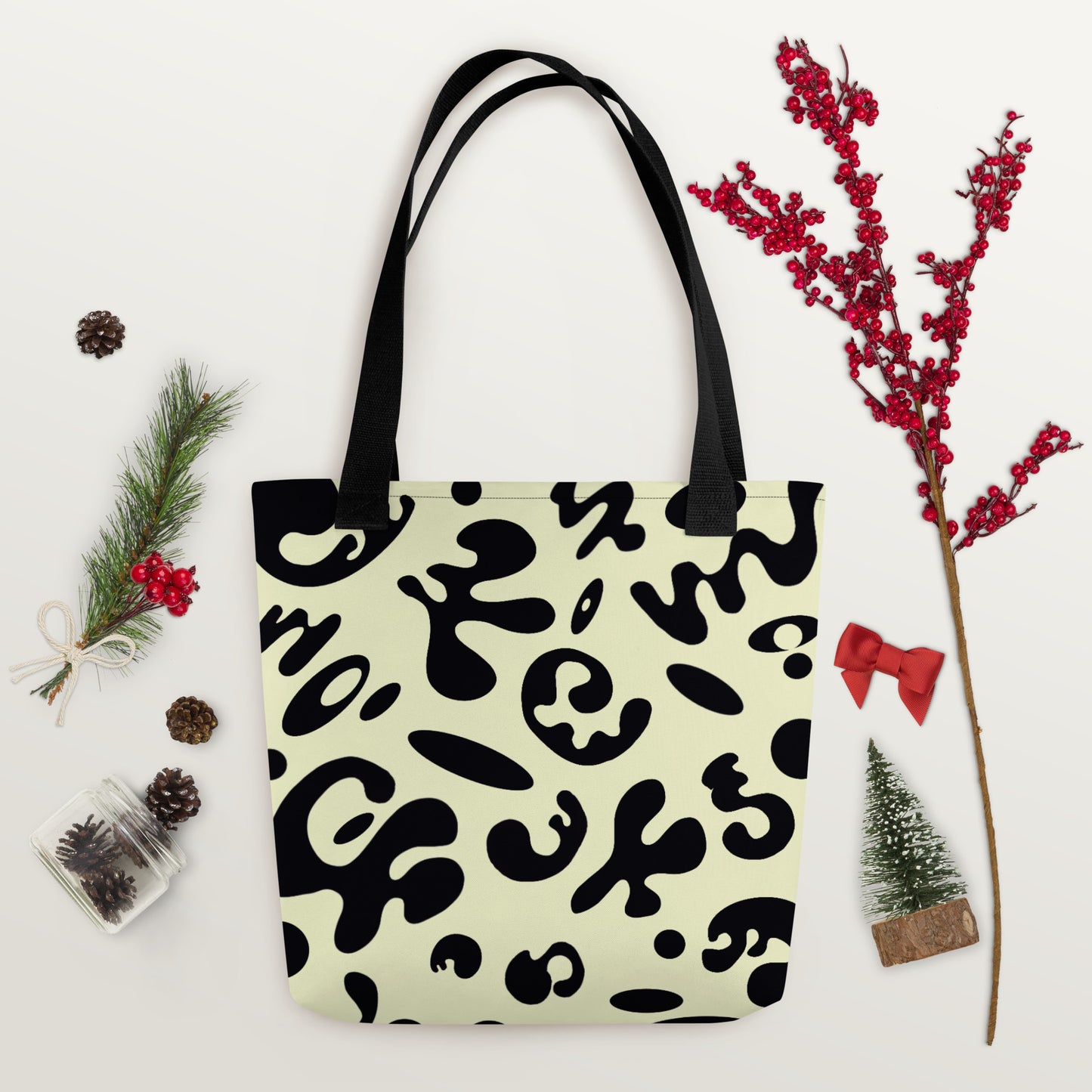 PURE IMAGINATION ALL OVER PRINT TOTE BAG - Warm White