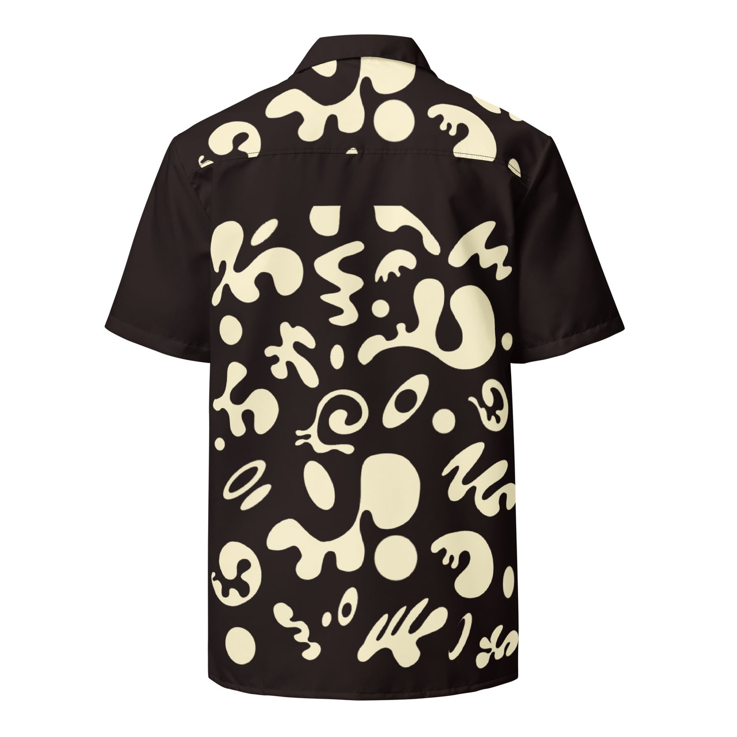 ADORN'D UNISEX BUTTON SHIRT - Smoke Black