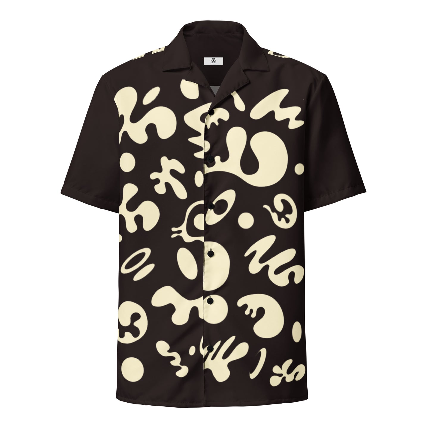 ADORN'D UNISEX BUTTON SHIRT - Smoke Black