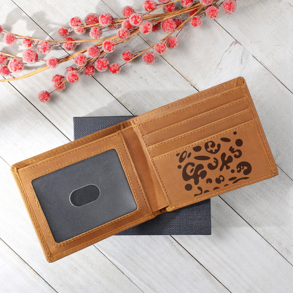 Pure Imagination Engraved Leather Wallet (Inner Section)