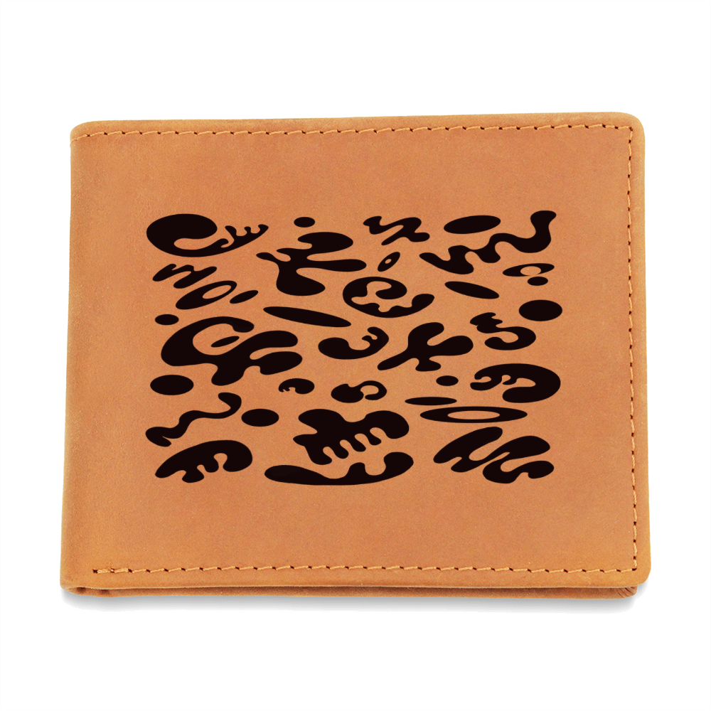 Pure Imagination Graphic Genuine Leather Wallet