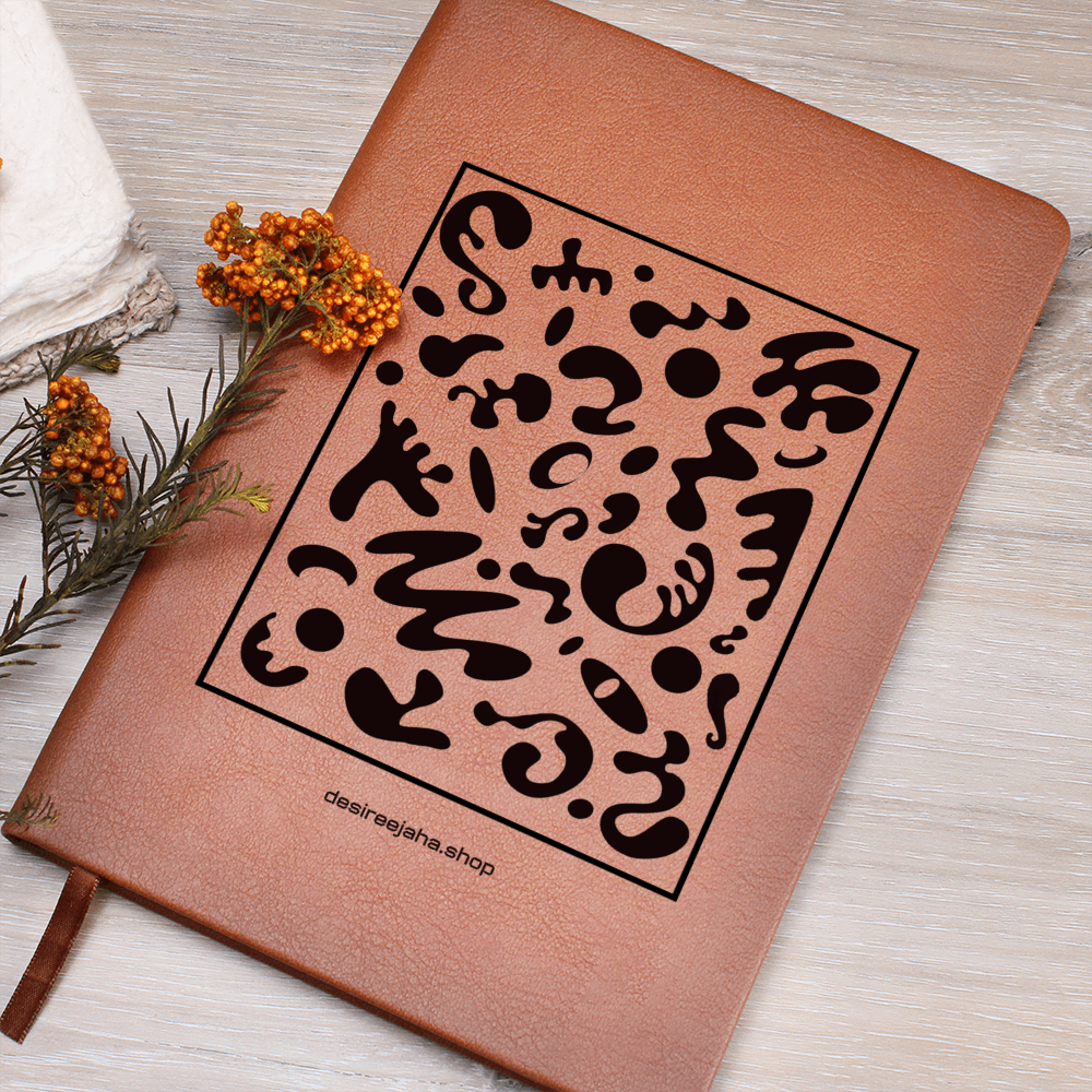 Spotlight Art Framed Graphic Vegan Leather Journal