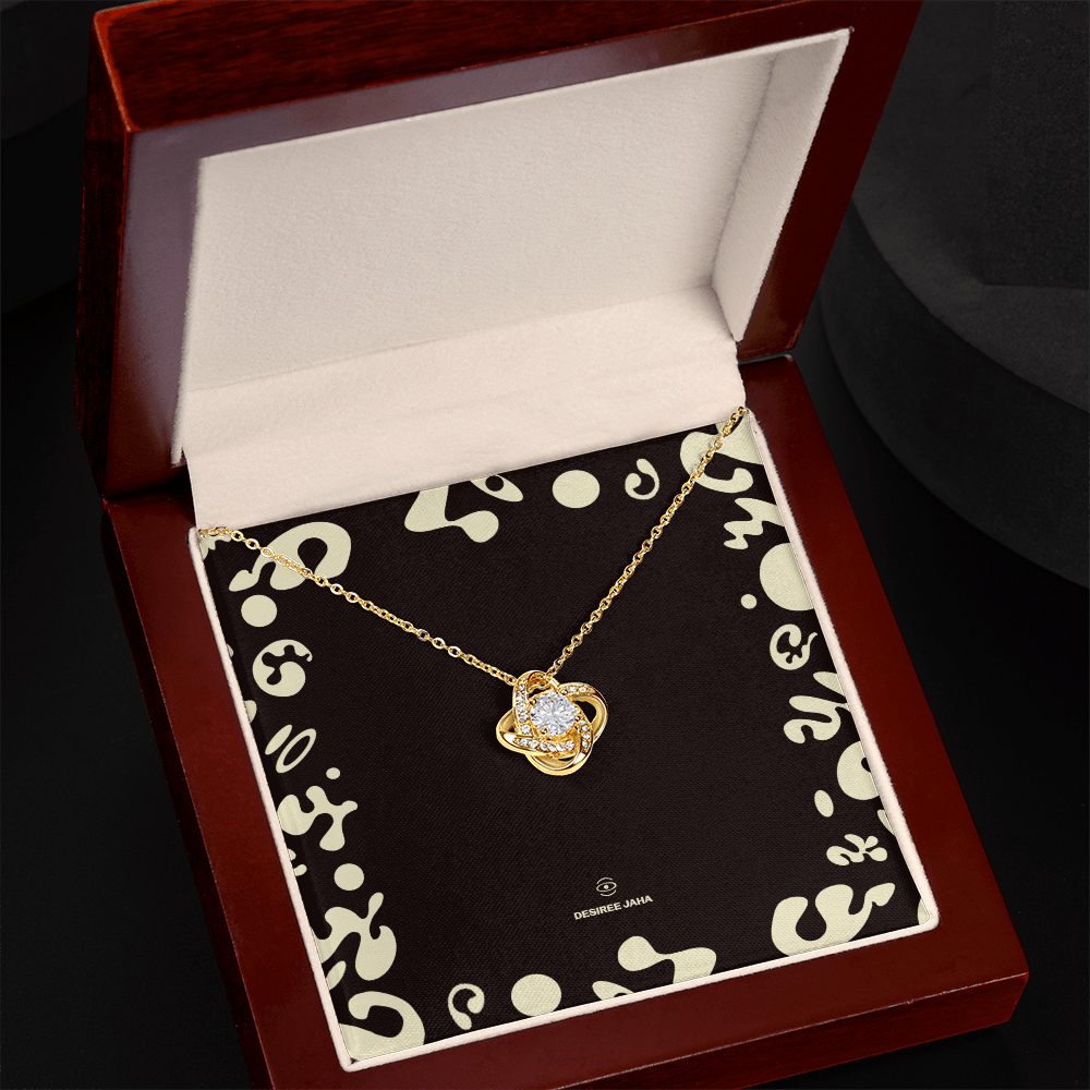 Pure Imagination Love Knot Necklace