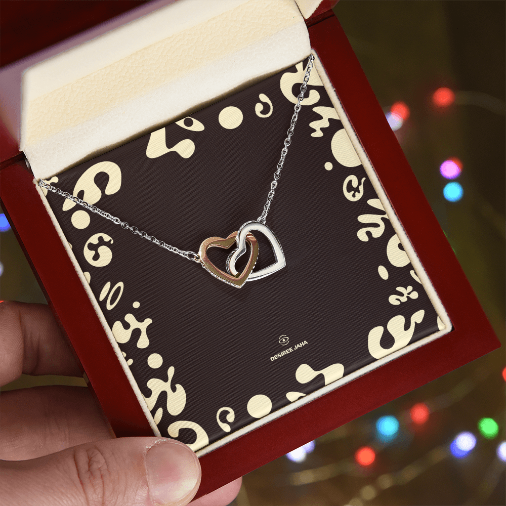 Pure Imagination Interlocking Hearts Necklace