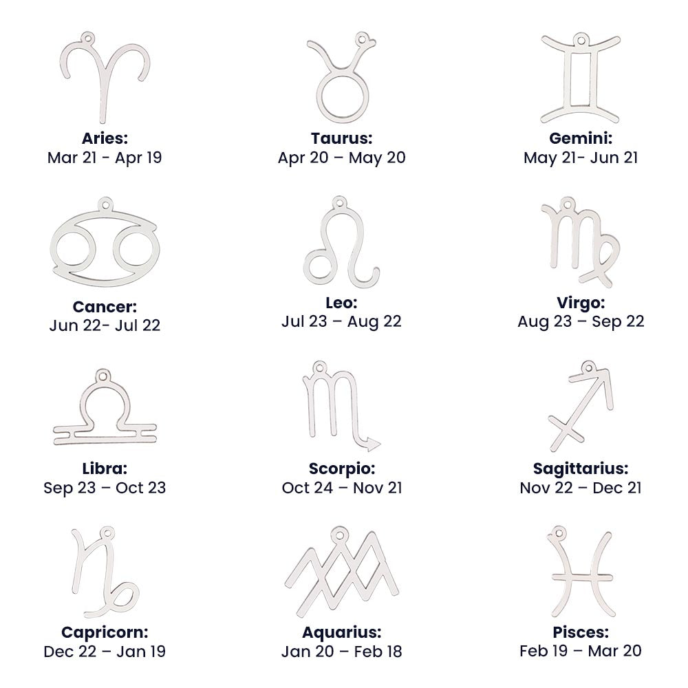 Pure Imagination Zodiac Symbol Necklace