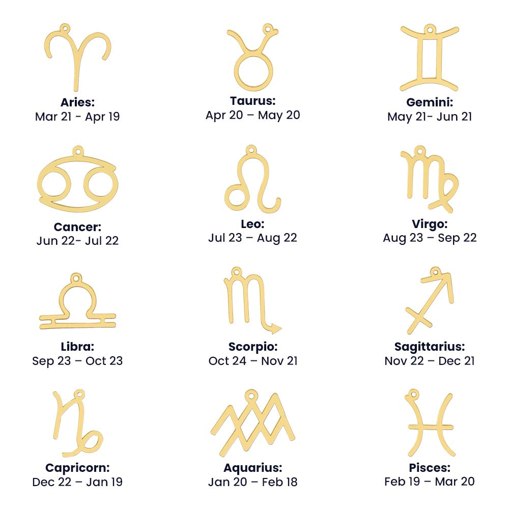 Pure Imagination Zodiac Symbol Necklace