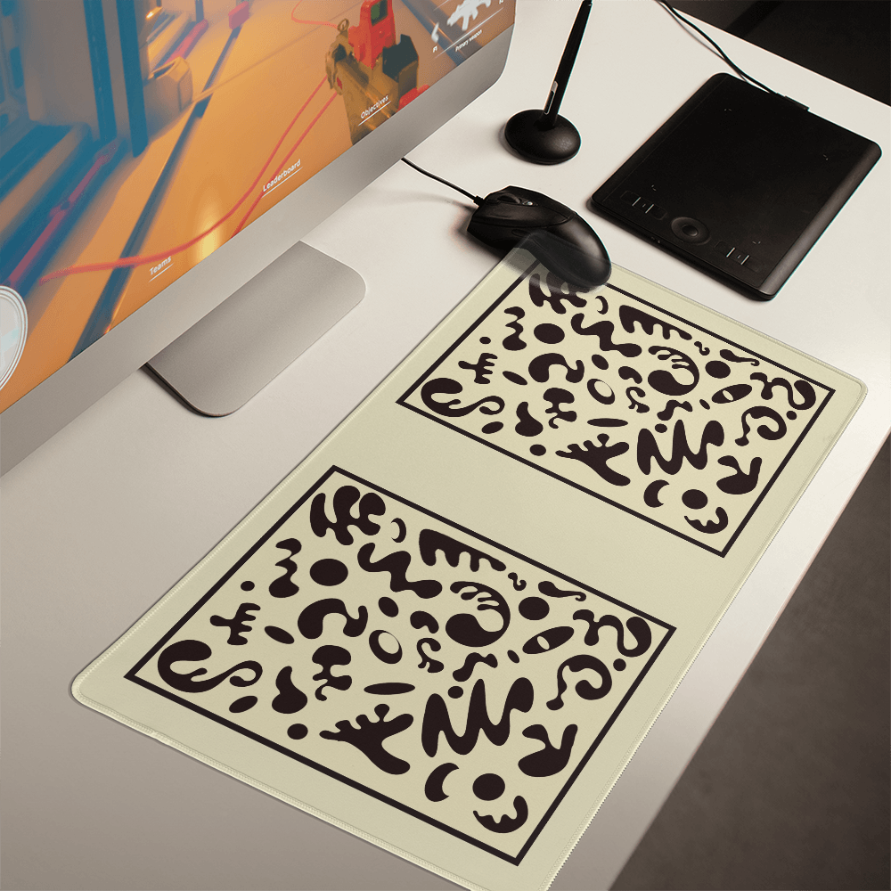 Spotlight Art Framed Gaming Mat - Parchment