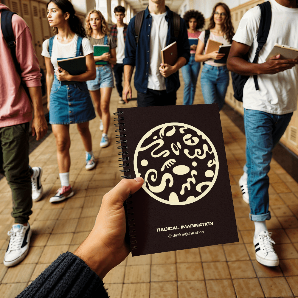 Radical Imagination Spiral Notebook - Ink
