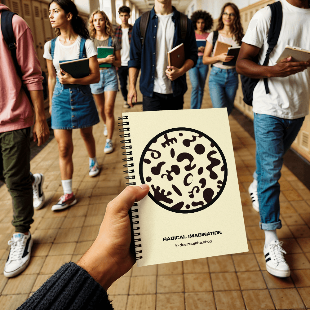 Radical Imagination Spiral Notebook - Parchment