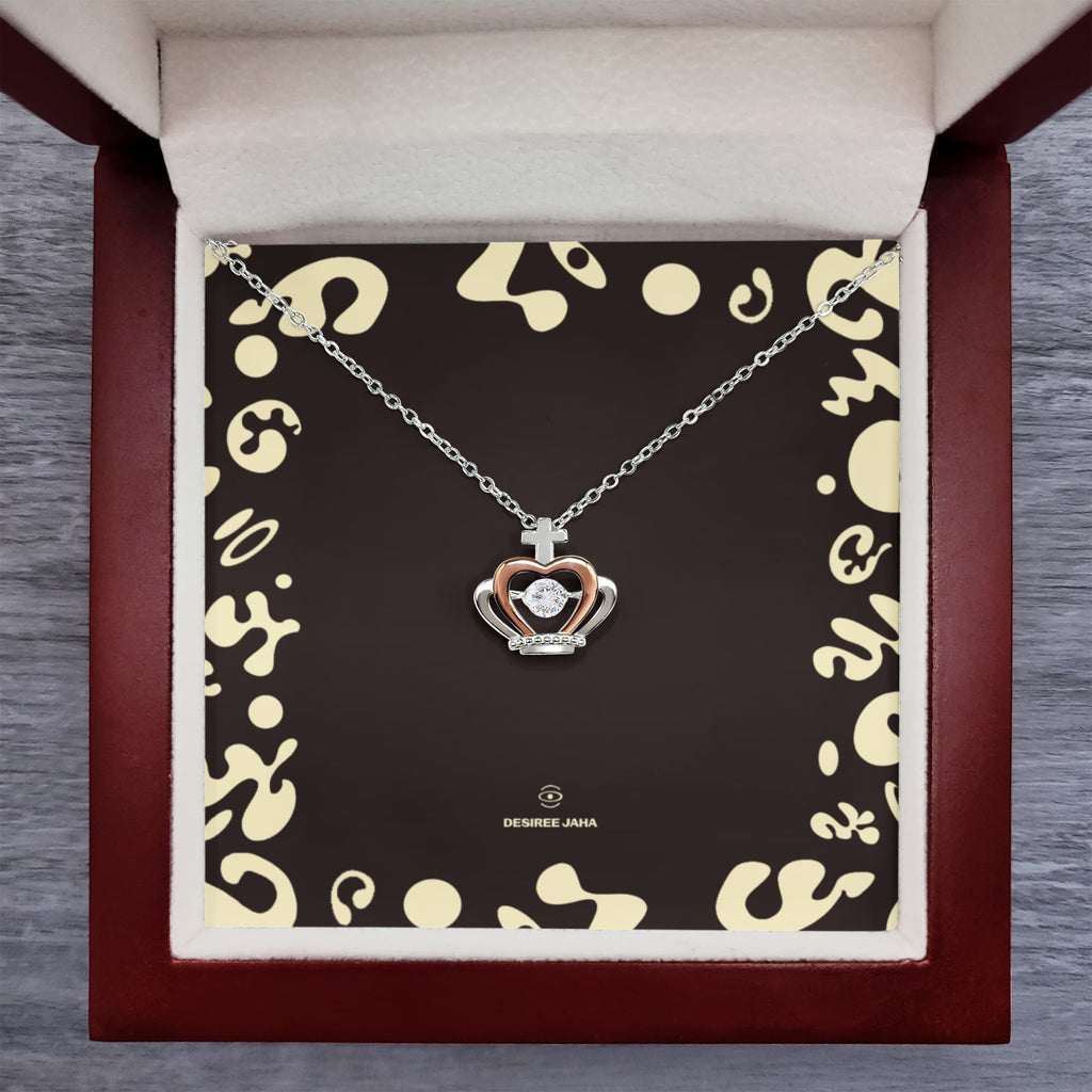 Pure Imagination Crown Pendant Necklace