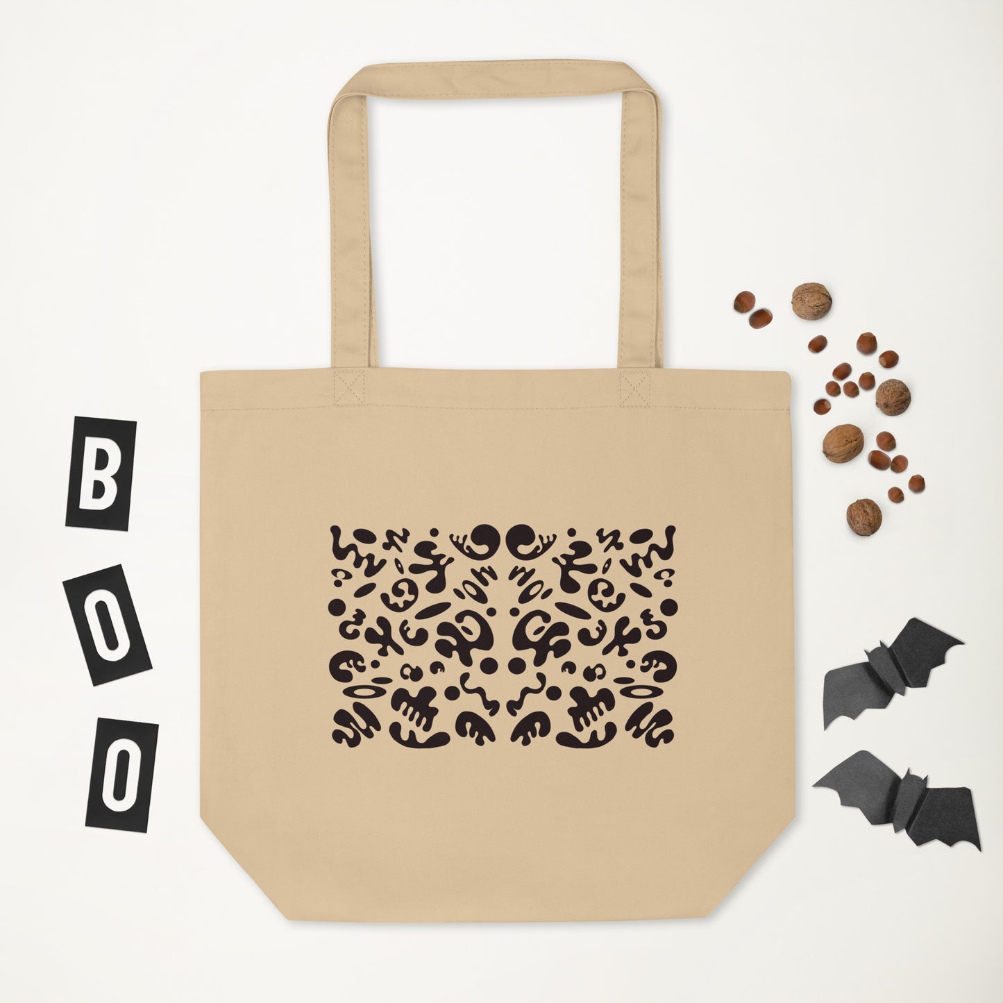 BRIGHT FUTURE PRINTED ECO TOTE BAG - Warm White