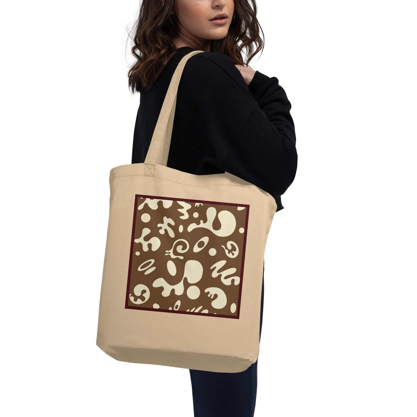 ADORN’D PRINTED ECO TOTE BAG - Natural OG