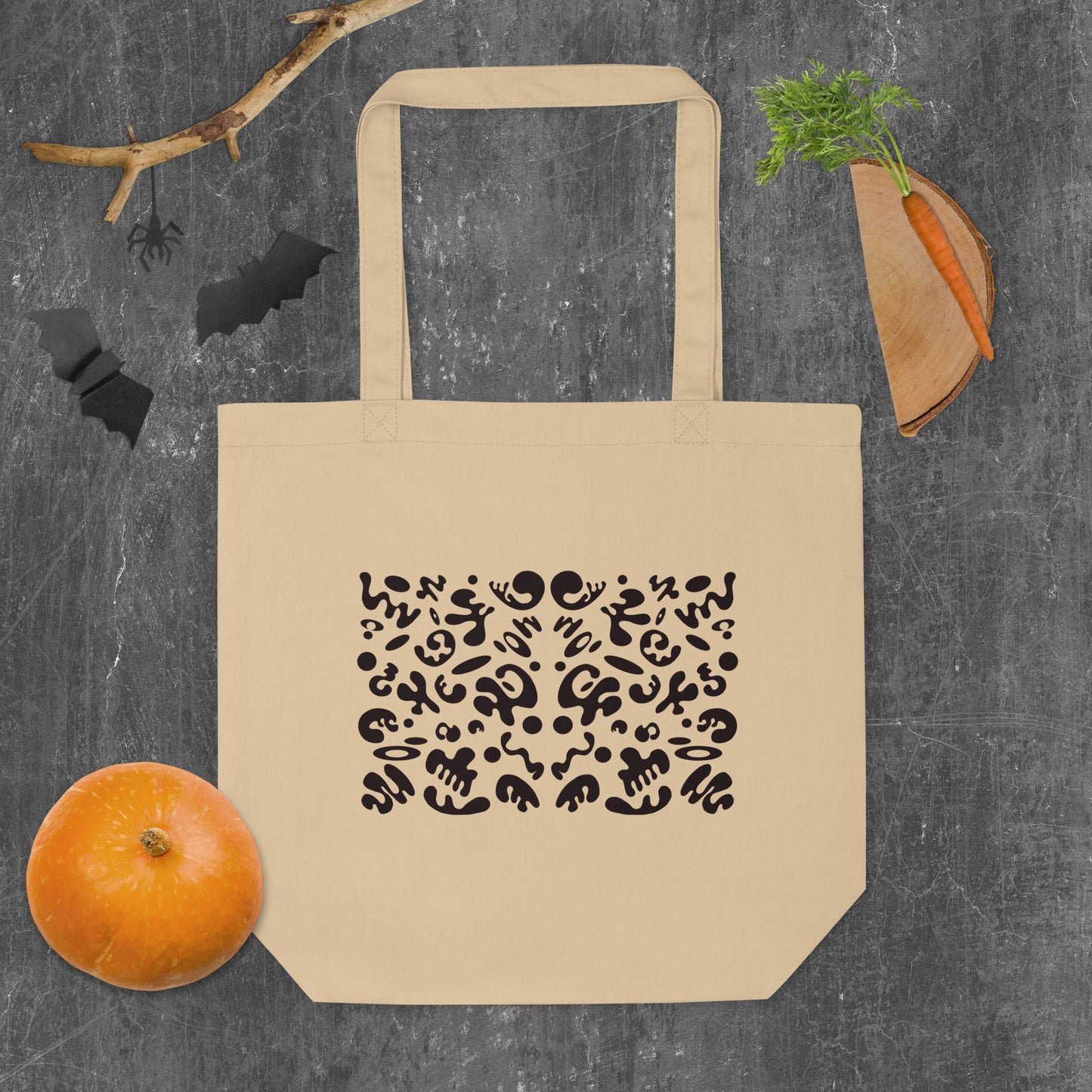 BRIGHT FUTURE PRINTED ECO TOTE BAG - Warm White