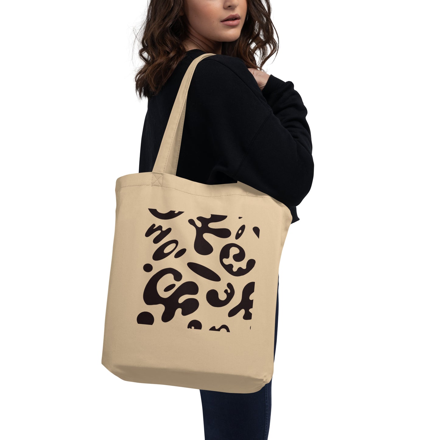 PURE IMAGINATION PRINTED ECO TOTE BAG - Warm White