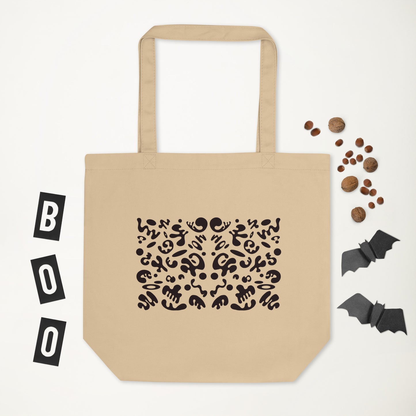 BRIGHT FUTURE PRINTED ECO TOTE BAG - Warm White