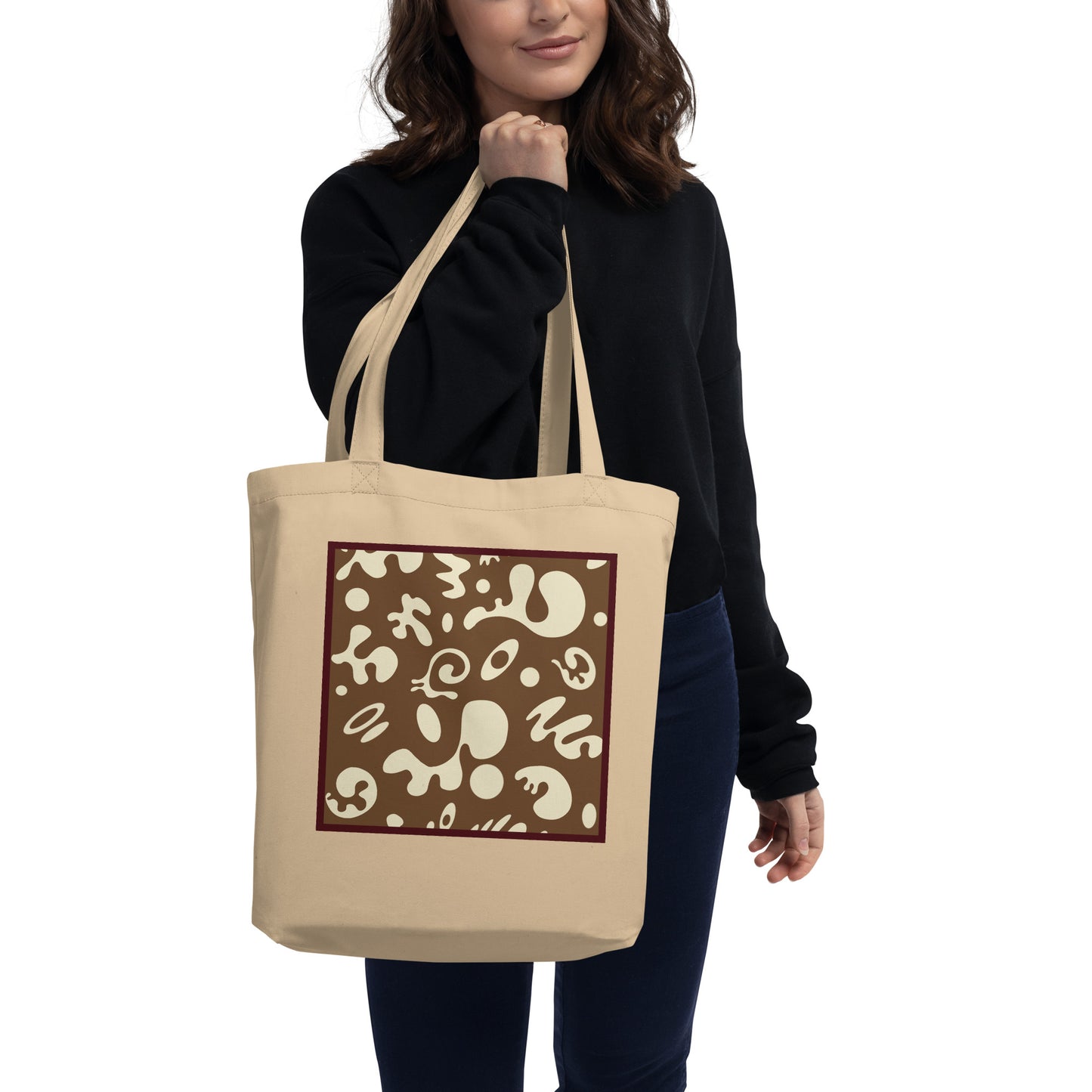 ADORN’D PRINTED ECO TOTE BAG - Natural OG