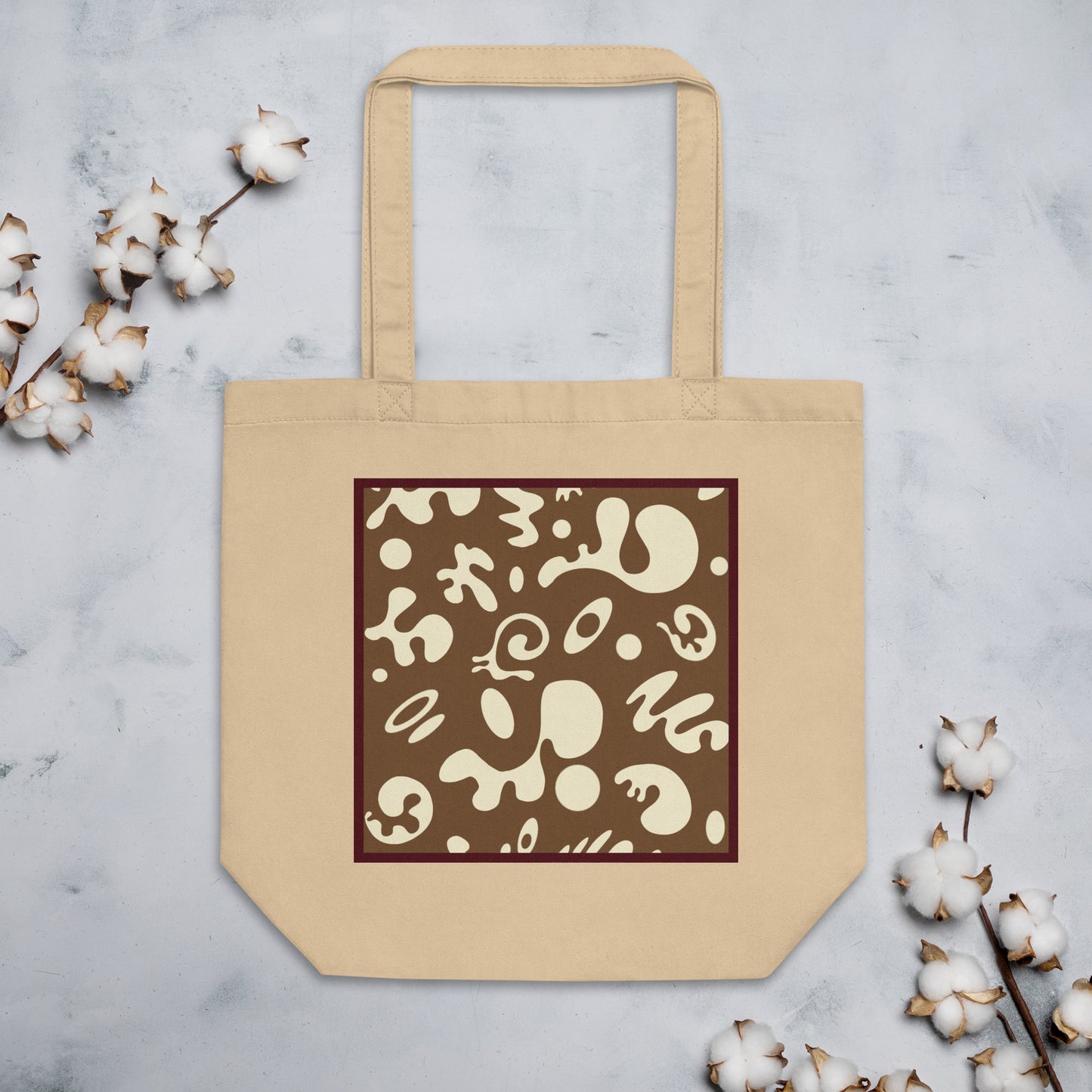 ADORN’D PRINTED ECO TOTE BAG - Natural OG