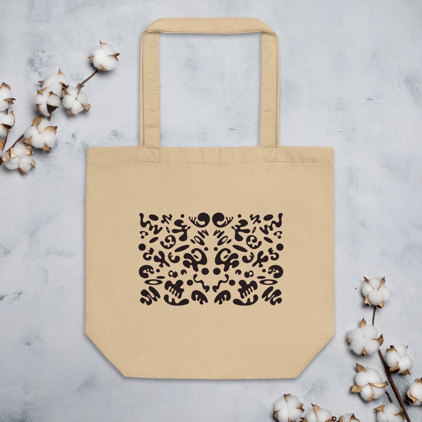 BRIGHT FUTURE PRINTED ECO TOTE BAG - Warm White