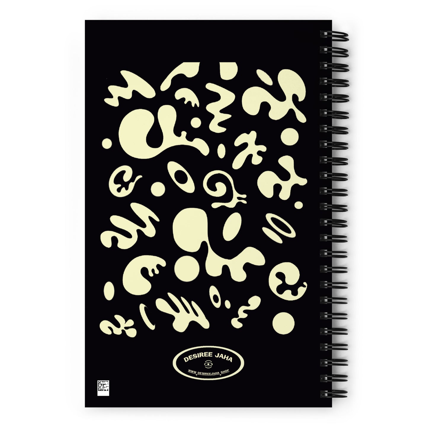 BRIGHT FUTURE SPRIAL NOTEBOOK (DOTTED) - Smoke Black