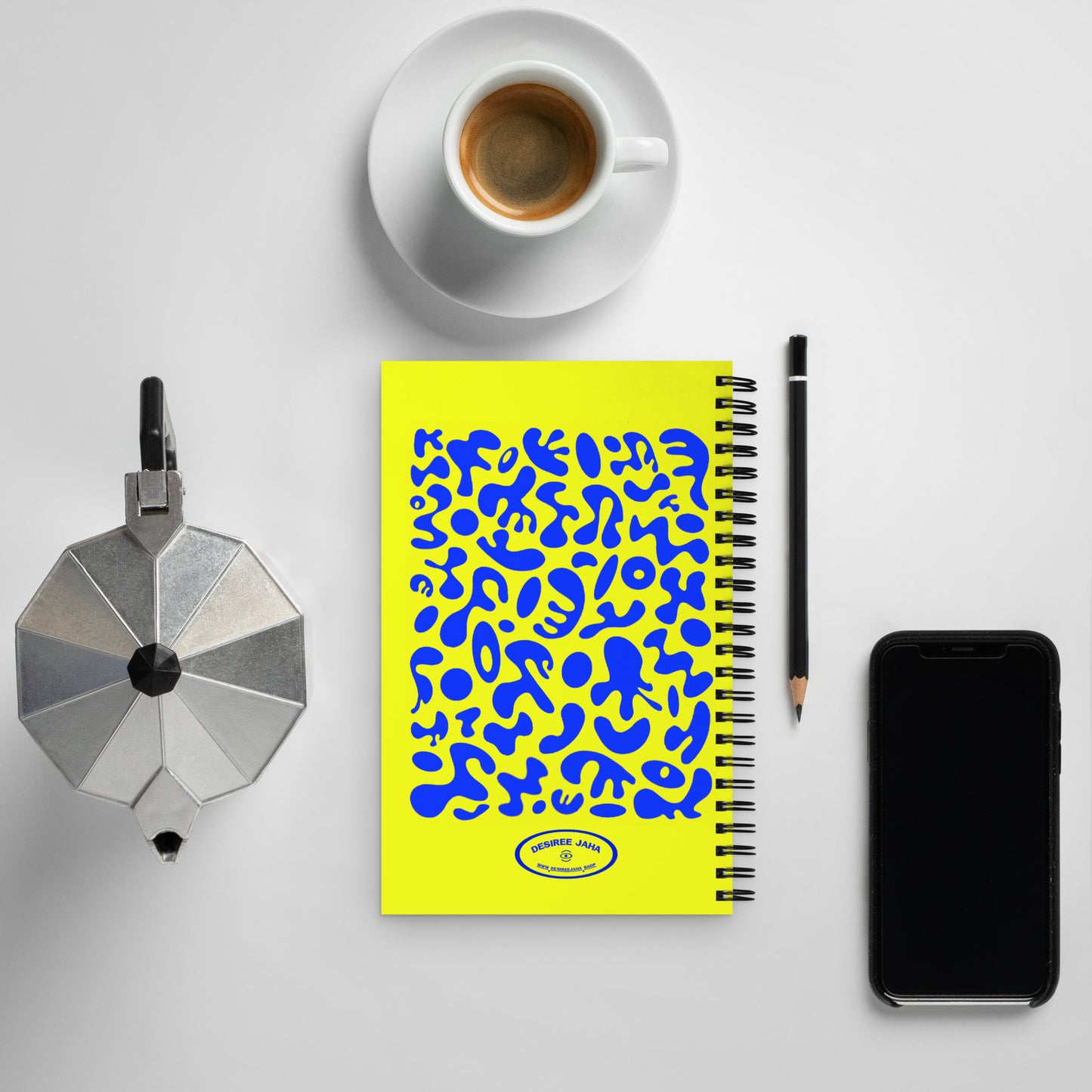 BRIGHT FUTURE SPRIAL NOTEBOOK (DOTTED) - Lemonade