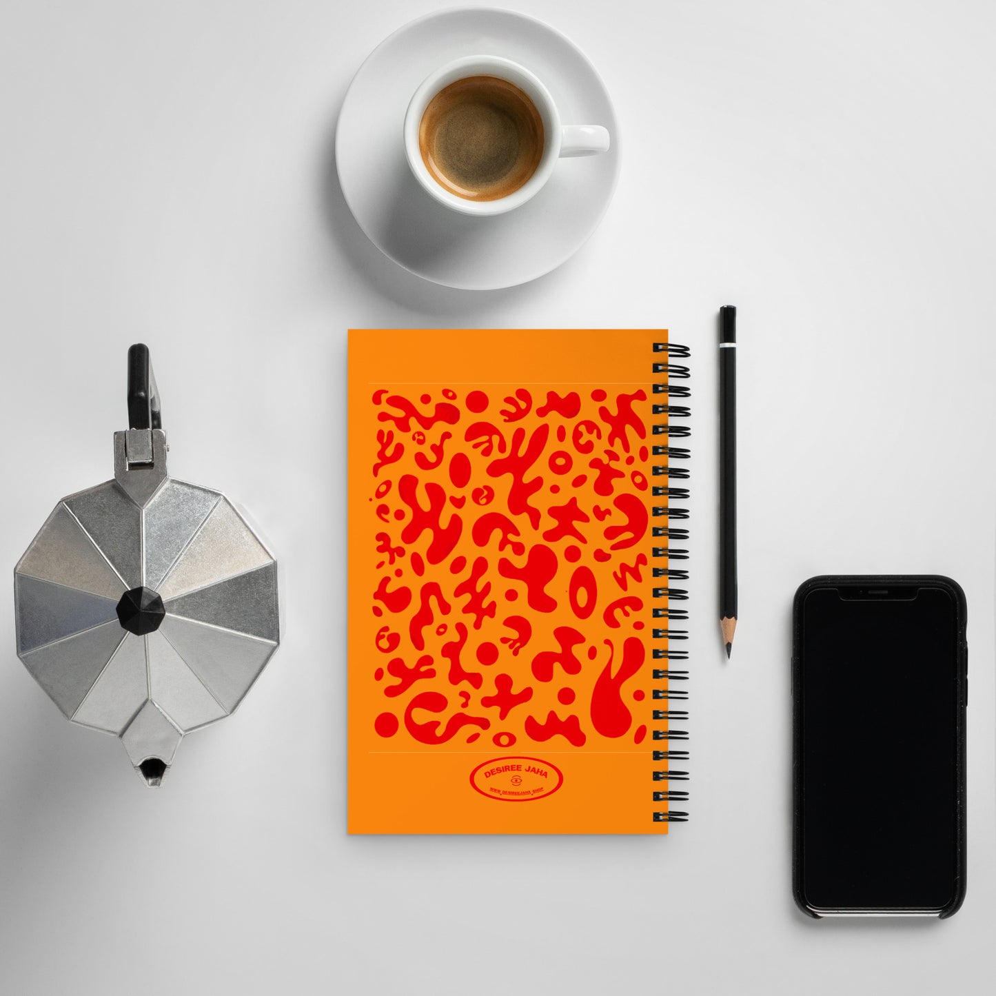 BRIGHT FUTURE SPRIAL NOTEBOOK (DOTTED) - Golden